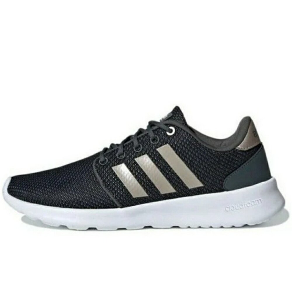 Adidas Cloudfoam QT Racer Women's In Dark Teal & Silver Sneakers  Trainers Sz 7